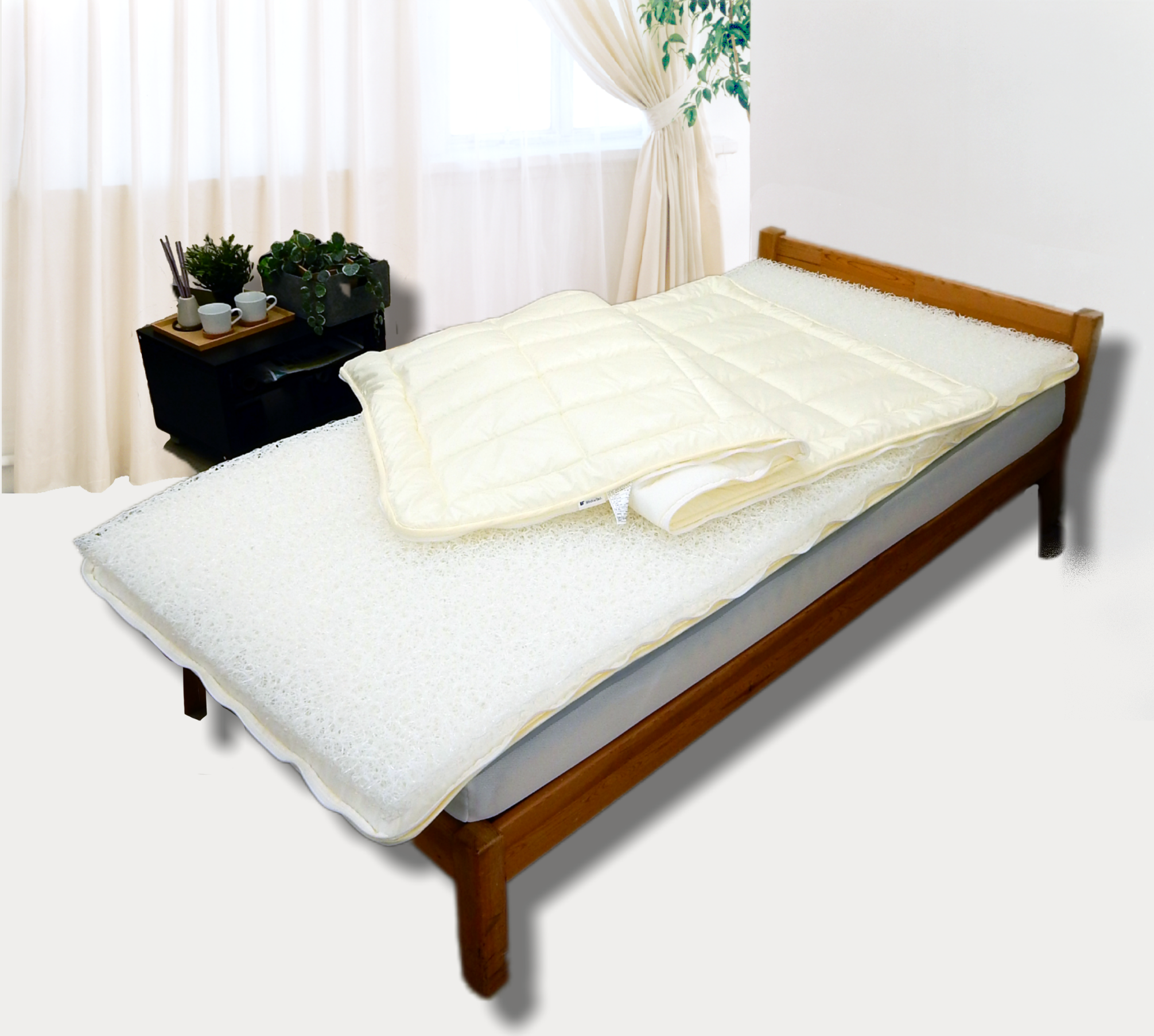 洗える敷布団全周ファスナー